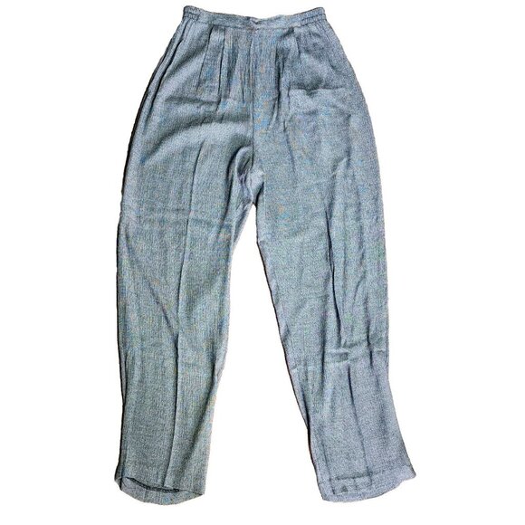 Jennifer Jeffries Set Womens 12 by Susan Allison Gray Floral Detail Top Pants - Picture 7 of 9